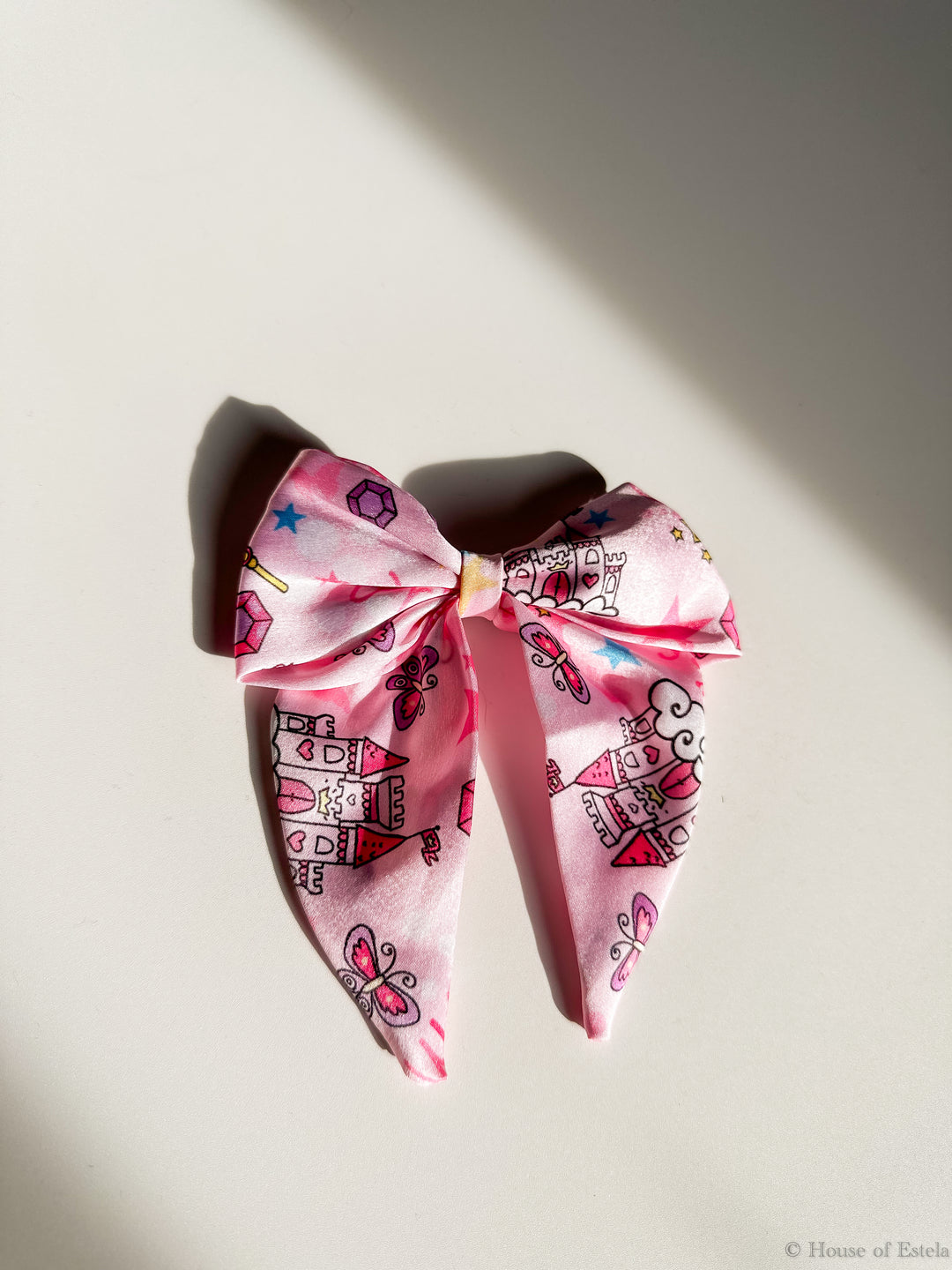 Princess Pigtail Hair Bow