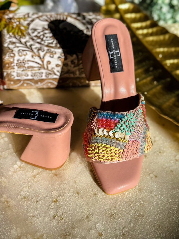 Elsa Peachy Pink Heel