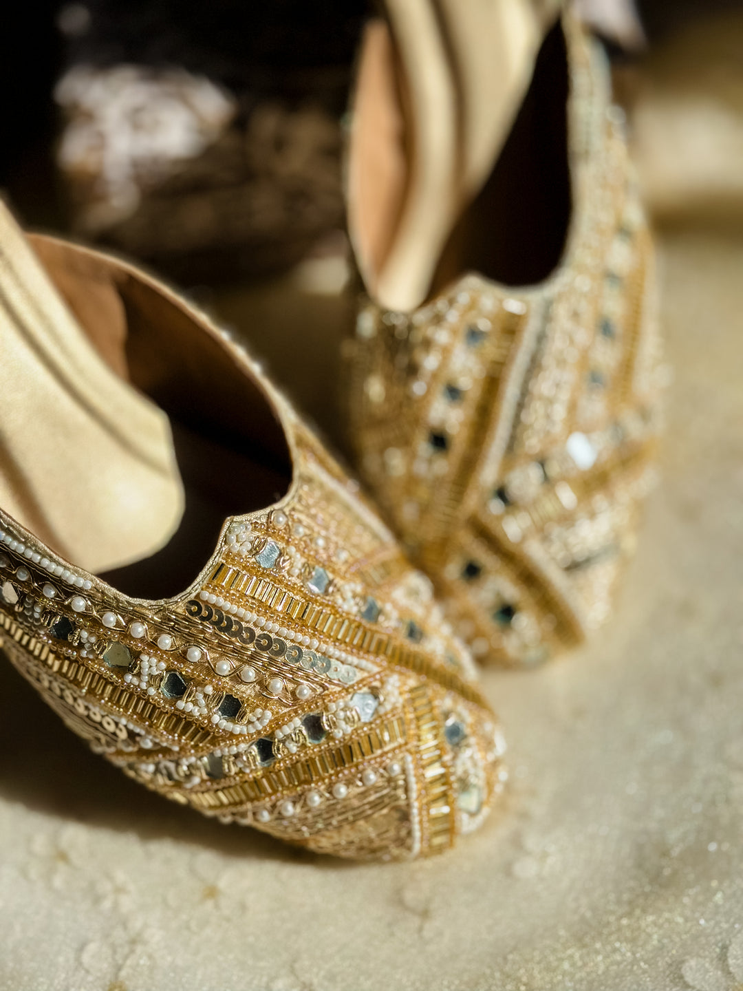 Sparkle Block Heel
