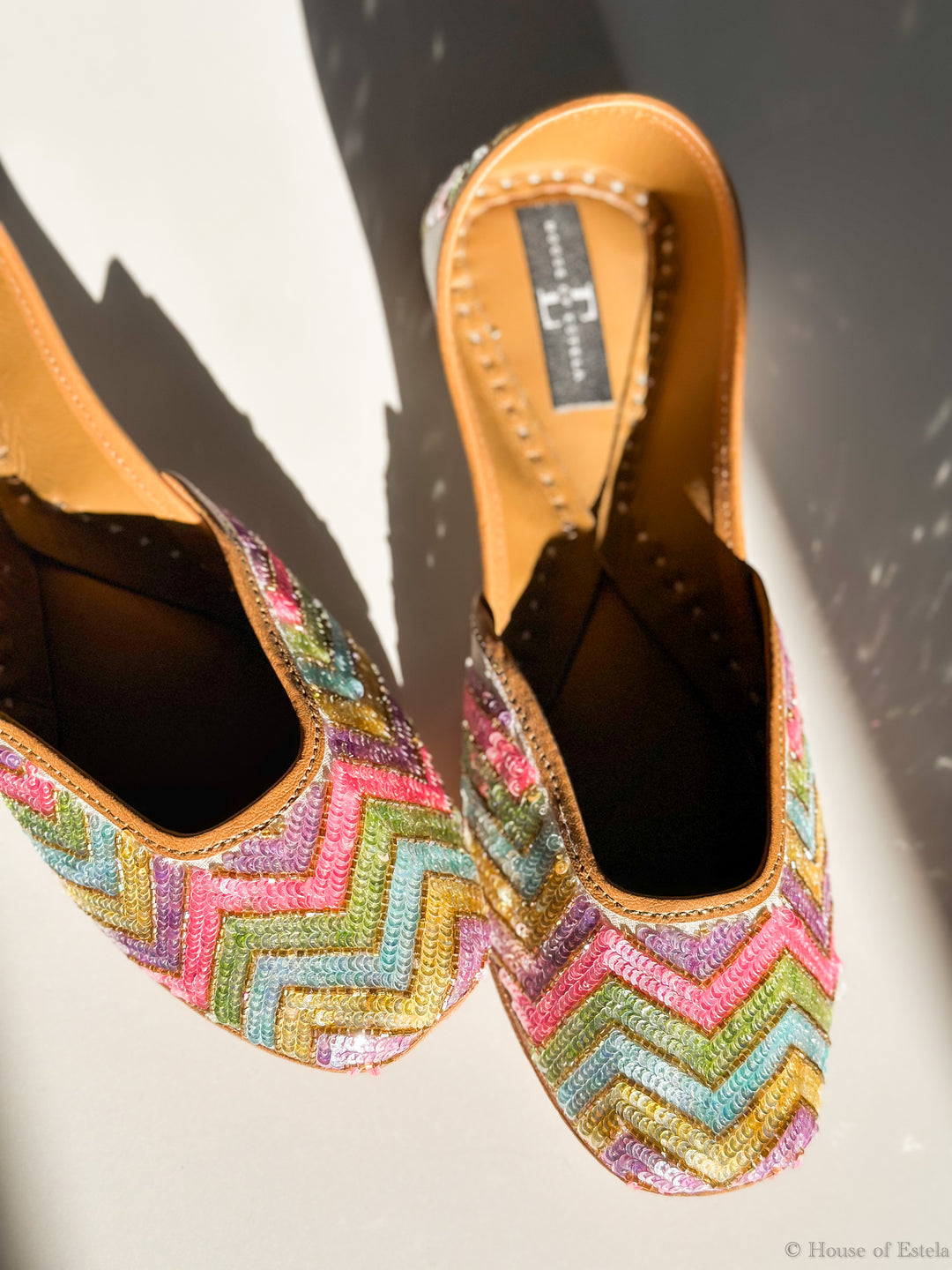 Multicoloured Punjabi Jutti Australia