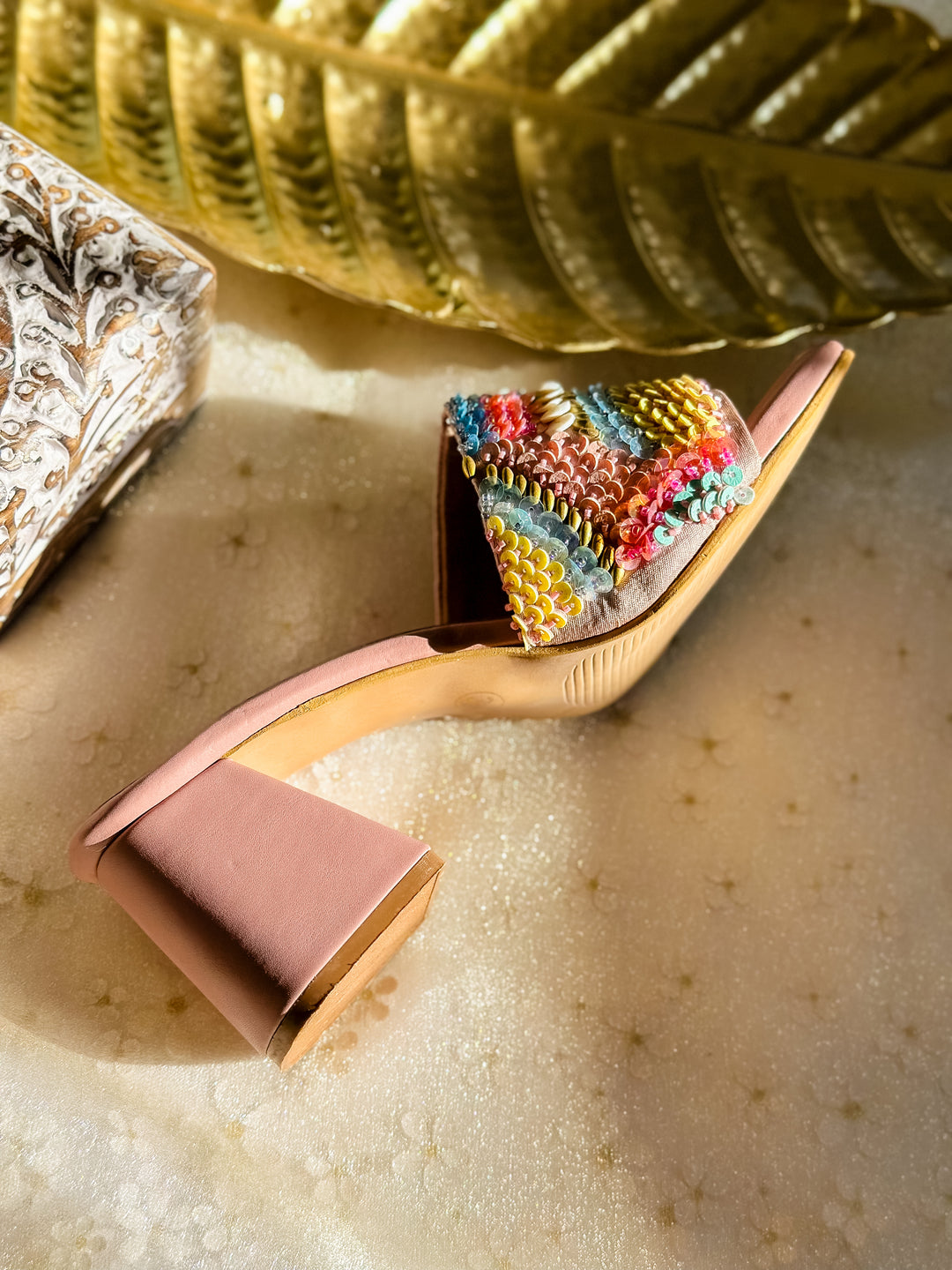 Elsa Peachy Pink Heel