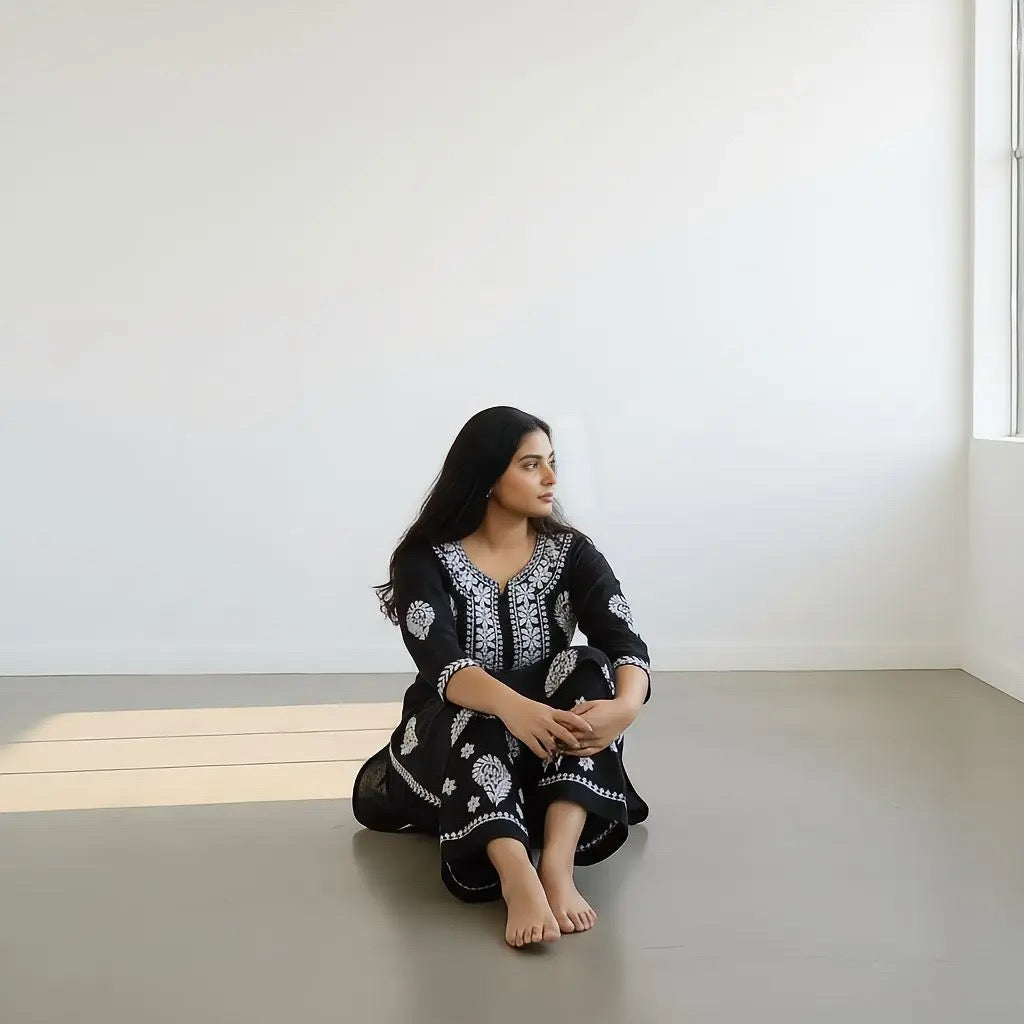 Ebony Embroidered 3-piece outfit