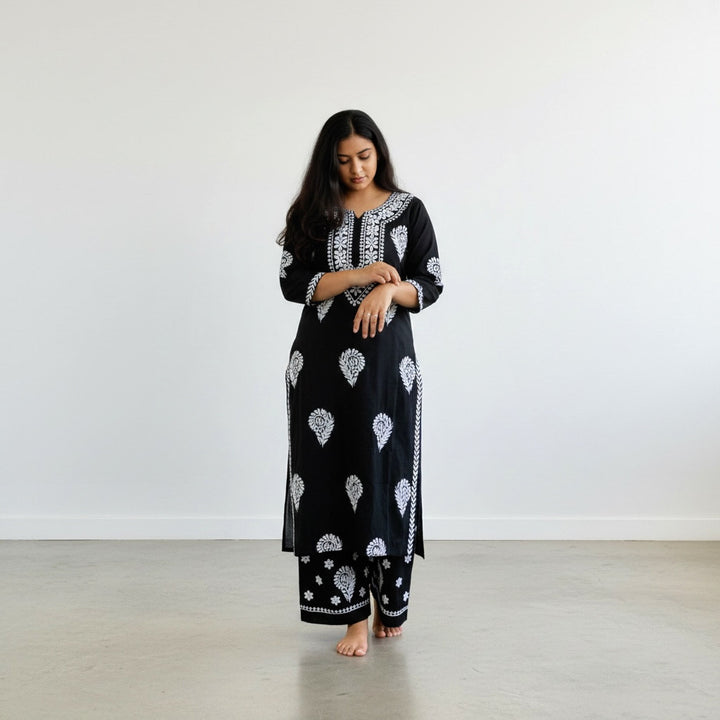 Ebony Embroidered 3-piece outfit