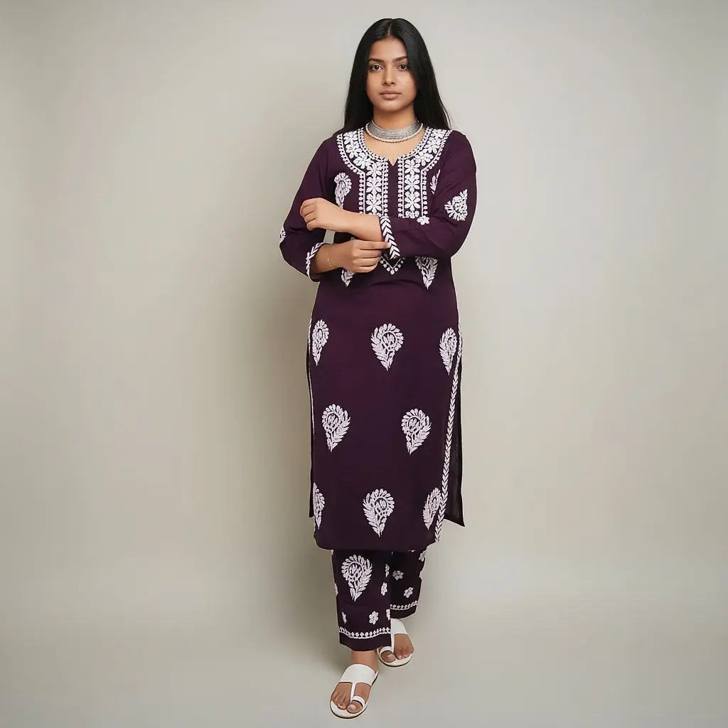 Ebony Embroidered 3-piece outfit