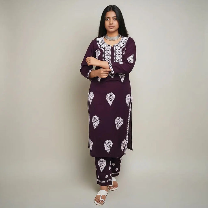 Ebony Embroidered 3-piece outfit