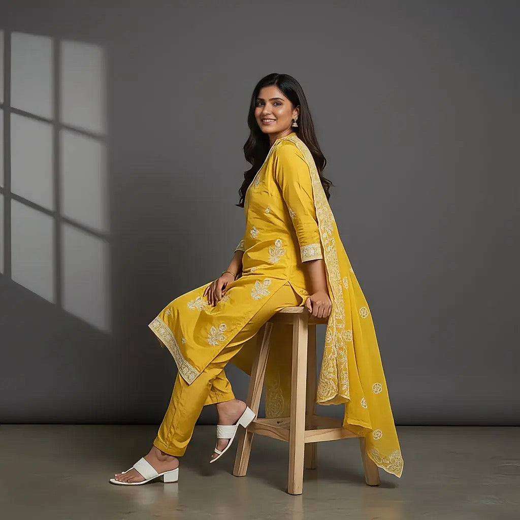 Sunshine Yellow Pant Set