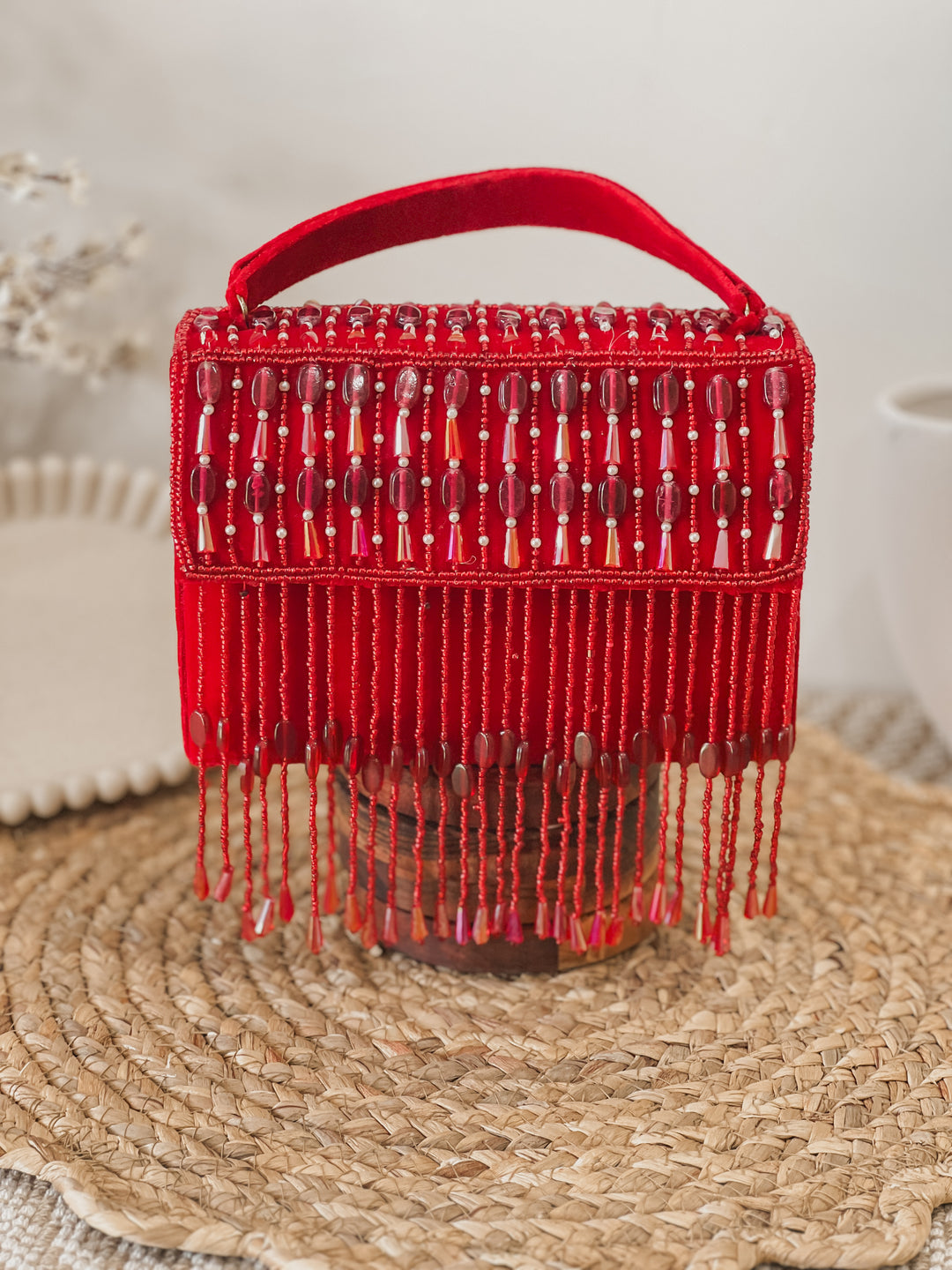 Mehfil Red Women Purse Bag