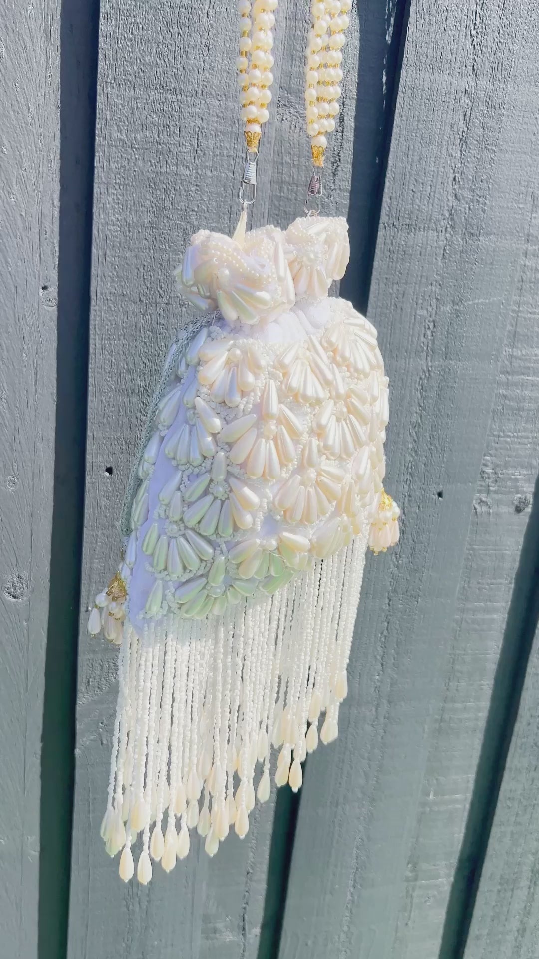 Ana Cream Potli Bag