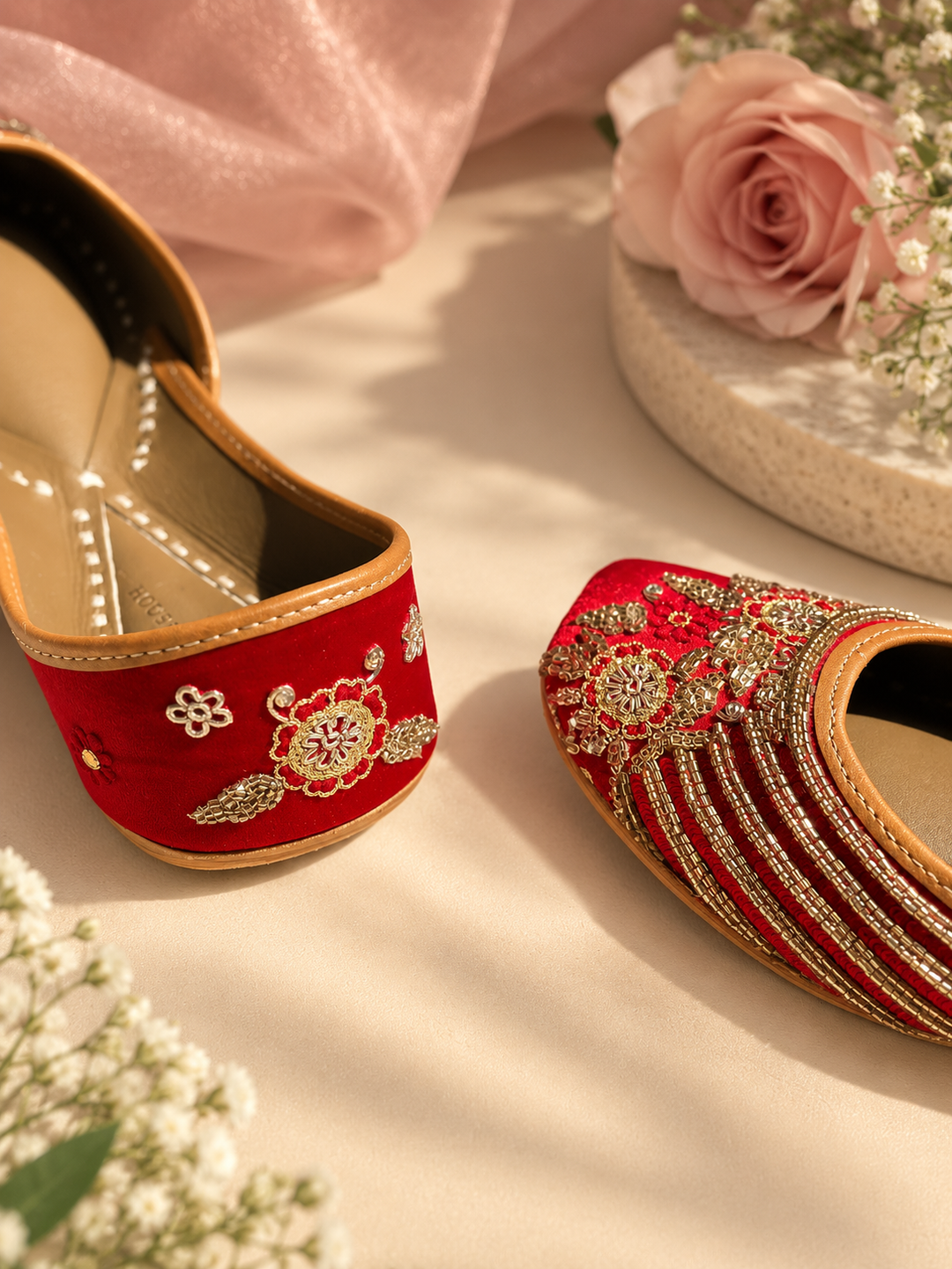Ruby Elegance Red Jutti